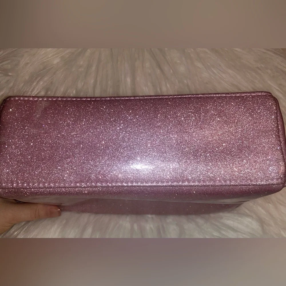 Pink/Glittery Kylie Cosmetic MakeUp Bag.